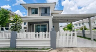 ขายบ้านเดี่ยวสองชั้น หลังหัวมุม ทำเลดี สวนเสือศรีราชา