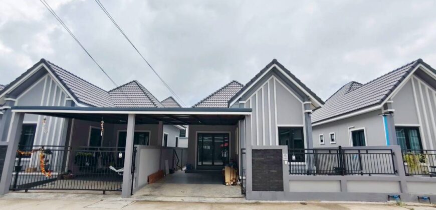 ขายบ้านชั้นเดียว สภาพใหม่มาก นิคมพัฒนา ระยอง