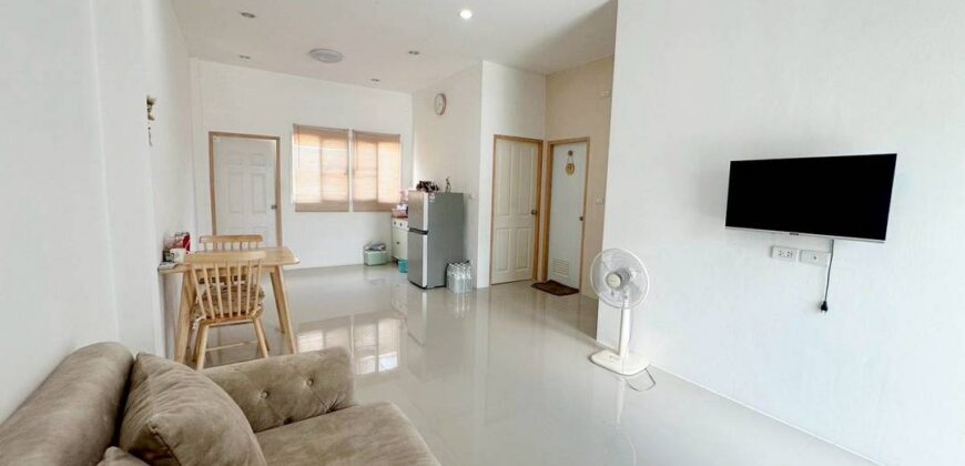 ขายด่วน ทาวน์เฮ้าส์ชั้นเดียว หมู่บ้านเสริมสุข ต.บ้านค้อ อ.เมืองขอนแก่น