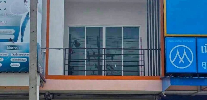 อาคารพาณิชย์ 2 ชั้น สร้างใหม่ เมืองแพร่