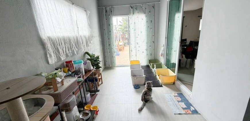 ขายทาวน์โฮมหลังริม The Mix Grand หนองขาม ศรีราชา ที่ดินใหญ่ มีพื้นที่ข้างบ้าน