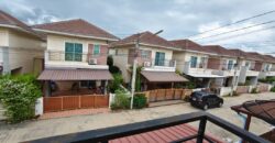 ขายบ้านสองชั้นพร้อมอยู่ มณีรินทร์ วิลเลจ หนองมน-เหมือง พื้นที่กว้าง