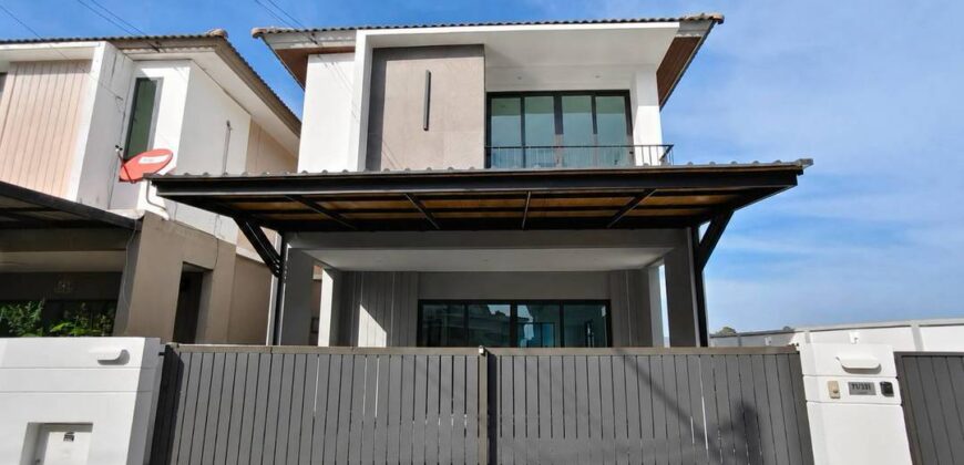 ขายบ้านหลังริม พฤกษาวิลล์ 71/2 แหลมฉบัง-บางละมุง รีโนเวทใหม่ทั้งหลัง